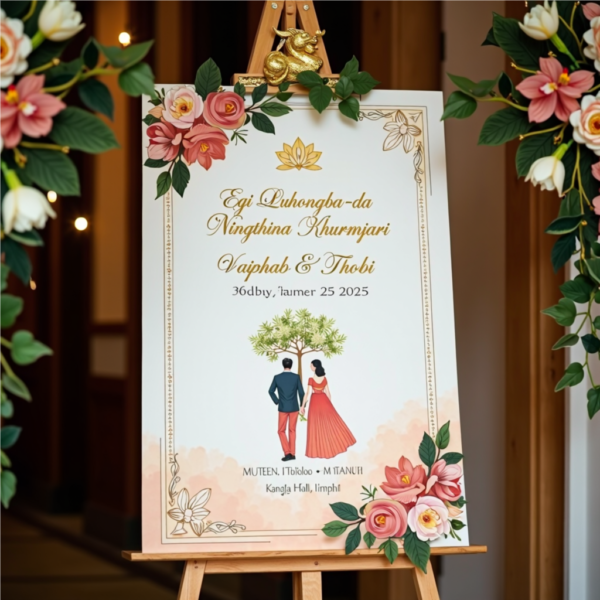 Wedding Board UV Printing on Acrylic - Image 2