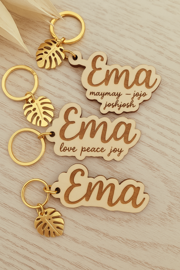 Custom Wooden Keychain Making Services in Imphal – Personalized Gifts & Engraving - Image 4