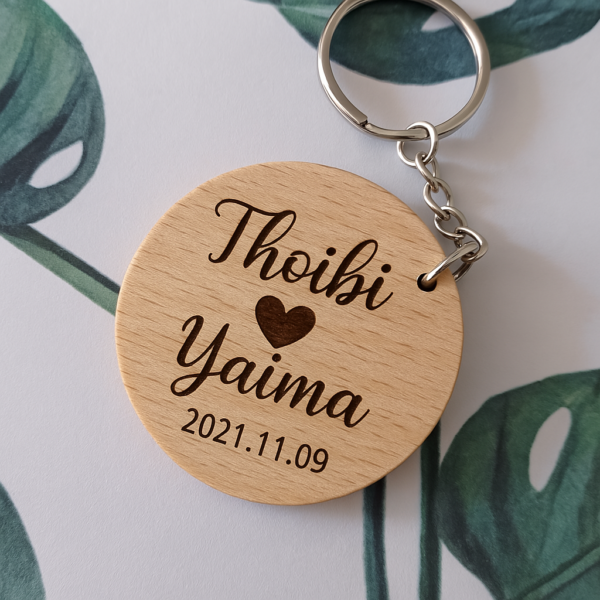 Custom Wooden Keychain Making Services in Imphal – Personalized Gifts & Engraving