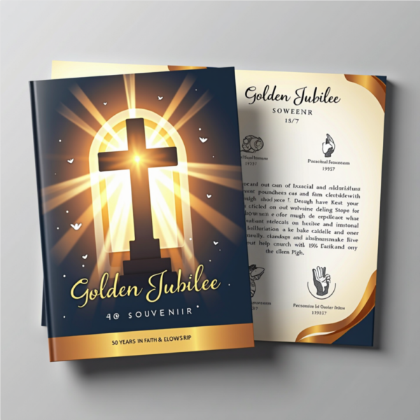 Golden Jubilee Souvenir Book Design & Printing - Image 4