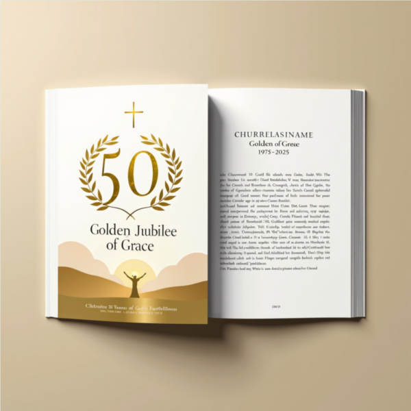 Golden Jubilee Souvenir Book Design & Printing - Image 5
