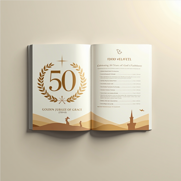 Golden Jubilee Souvenir Book Design & Printing - Image 6