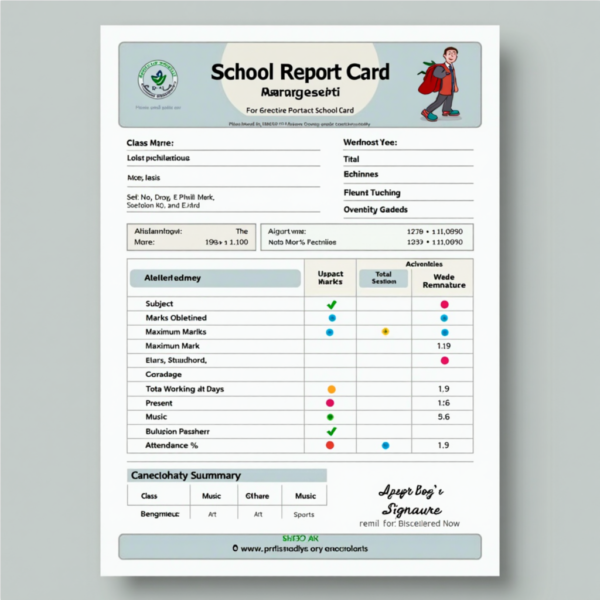 School Report Card Printing Service – Customizable & High-Quality Prints - Image 2