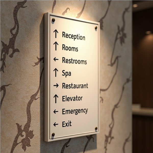 Custom UV Printed Wayfinding Signage – Indoor & Outdoor Directional Signs - Image 10