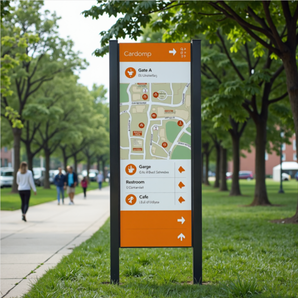 Custom UV Printed Wayfinding Signage – Indoor & Outdoor Directional Signs - Image 9