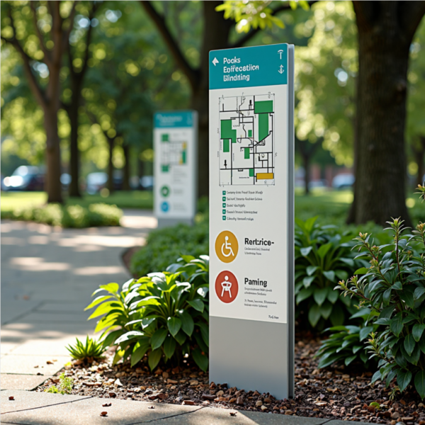 Custom UV Printed Wayfinding Signage – Indoor & Outdoor Directional Signs - Image 8
