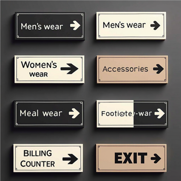 Custom UV Printed Wayfinding Signage – Indoor & Outdoor Directional Signs - Image 6