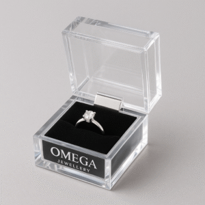 Customized Acrylic Jewellery Ring Box – Premium Branding Display