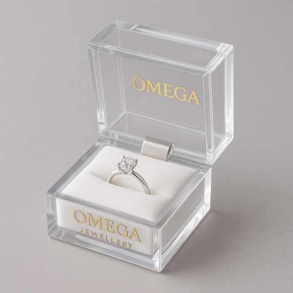 Customized Acrylic Jewellery Ring Box – Premium Branding Display - Image 2