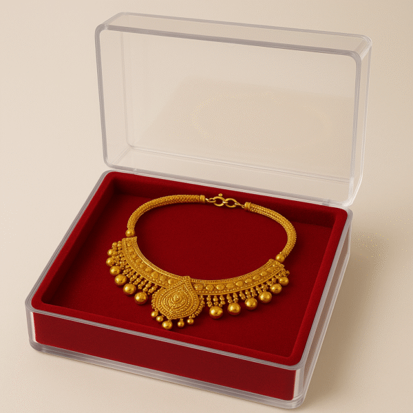 Premium Acrylic Necklace Box with Velvet Lining – Display & Storage Solution