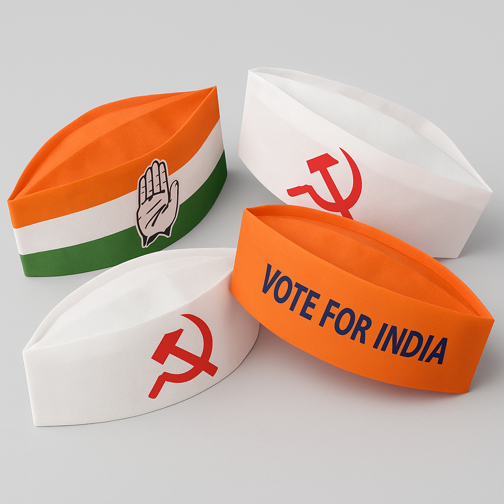 Custom Non-Woven Election Caps Making & Printing in Imphal