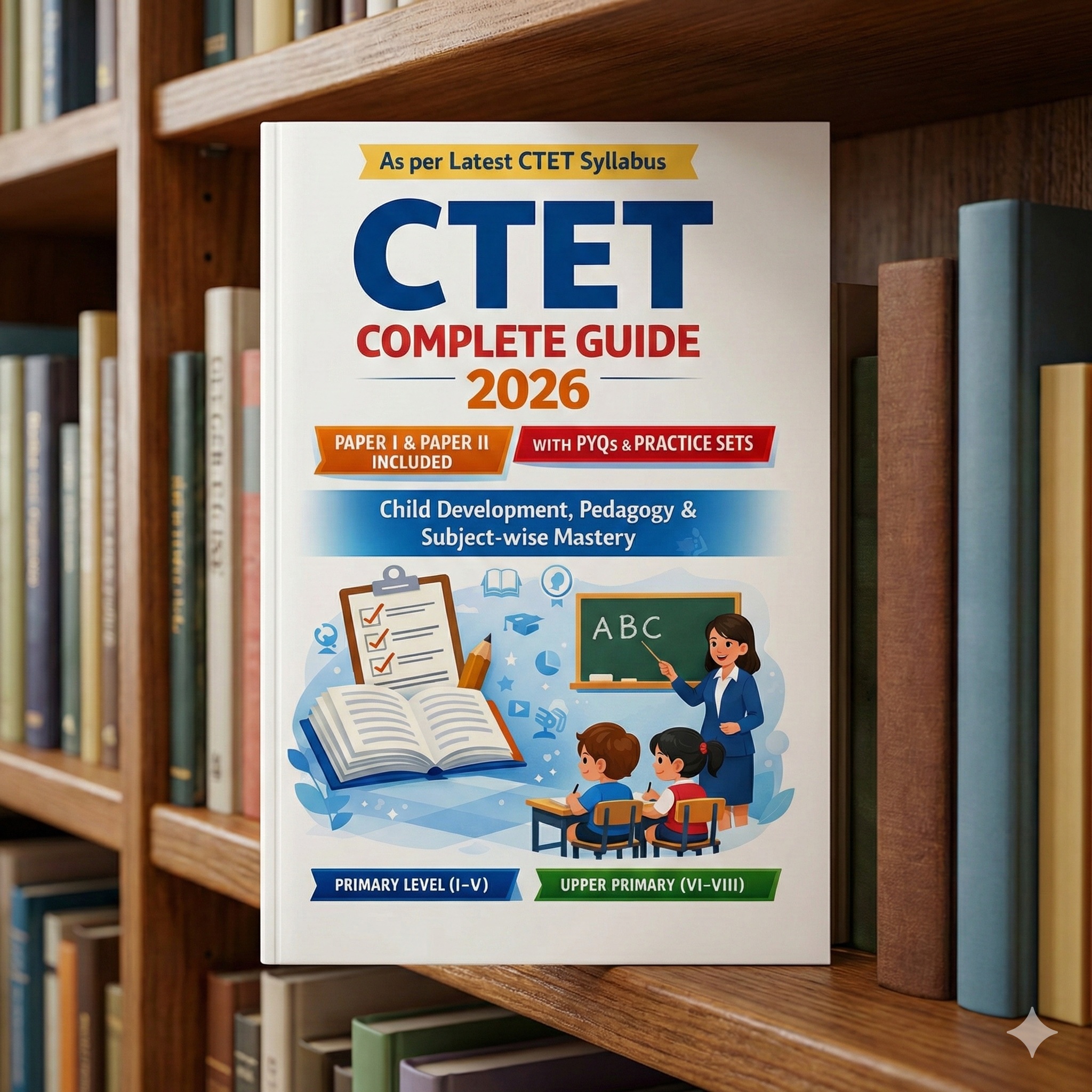 CTET Complete Guide 2026 | Paper I & Paper II | Child Development, Pedagogy & Subject-wise Preparation