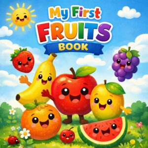 My First Fruits Book - Learn Fruits with Colors, Shapes & Smiles!
