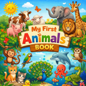 My First Animals Book Fun & Colorful Animal Picture Book for Kids (Ages 3–7)