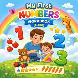 My First Numbers Workbook (1–100) Fun Counting, Tracing & Practice for Kids