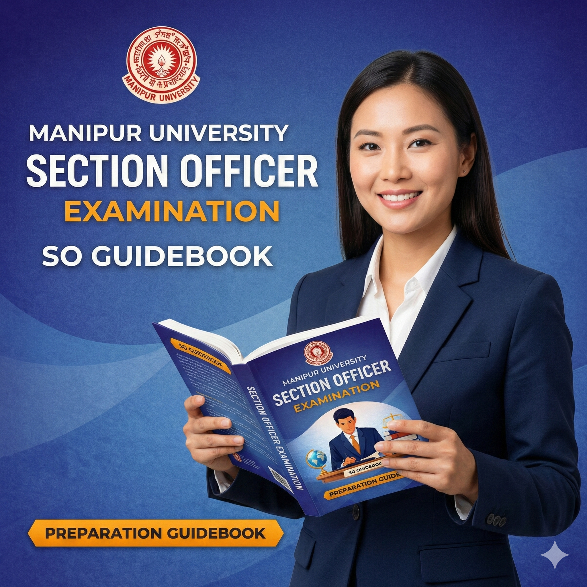 Section Officer Examination Preparation Guidebook Manipur University | Complete Paper-I & Paper-II Coverage as per Latest Revised Syllabus (2026)