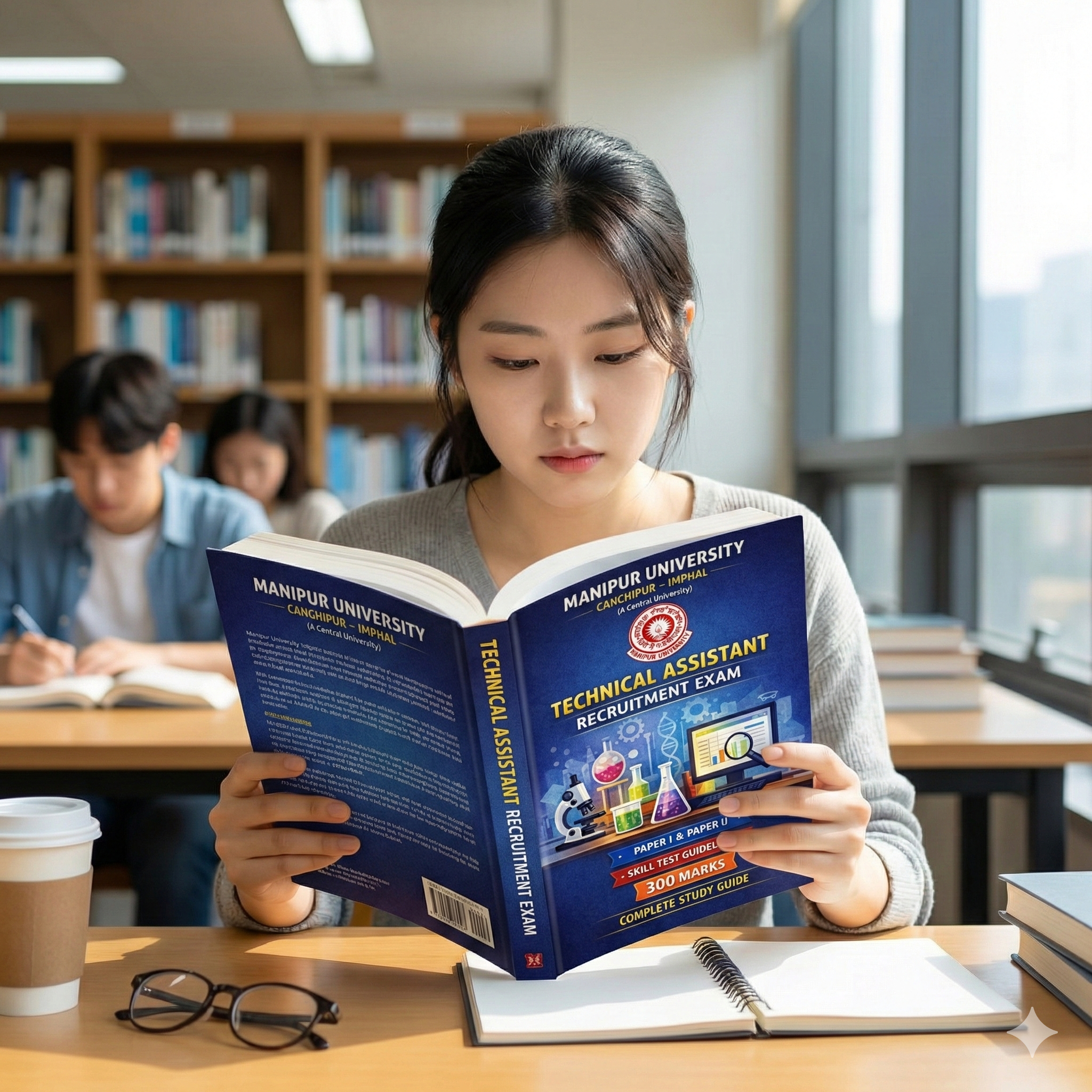 Technical Assistant Recruitment Exam Guidebook for Manipur University | Complete Preparation for Paper I & Paper II | Laboratory Practical + Computer Knowledge | 300 Marks