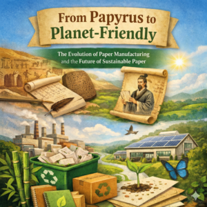 From Papyrus to Planet-Friendly: The Evolution of Paper Manufacturing and the Future of Sustainable Paper