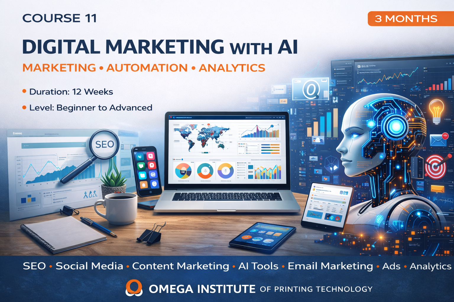 Certificate Course in Digital Marketing with Artificial Intelligence (AI)