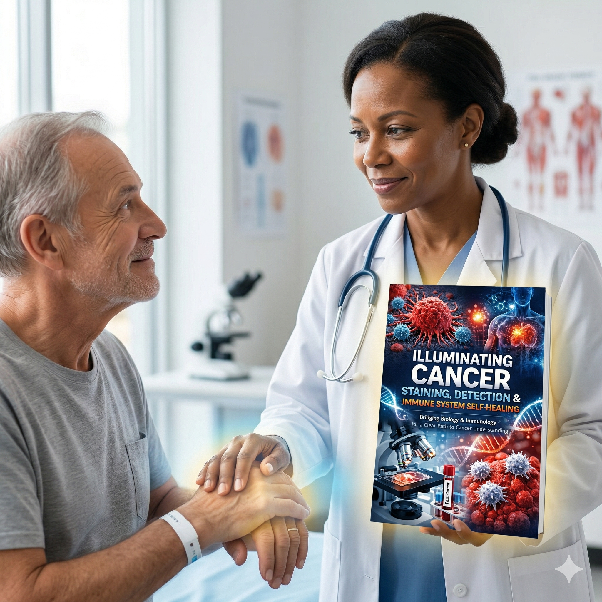 Illuminating Cancer: Staining, Detection & Immune System Self-Healing A Complete Guide to Cancer Diagnosis, Microscopy, Immunotherapy & Immune-Based Recovery