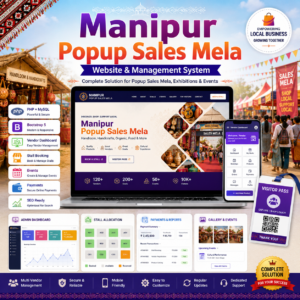 Popup Sales Mela Website & Management System PHP Script