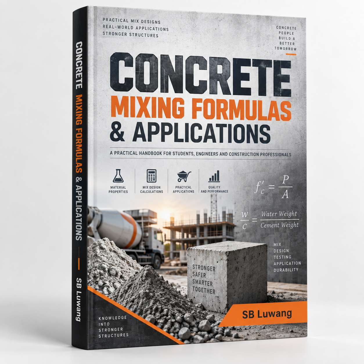 Concrete Mixing Formulas & Applications: Practical Mix Design, Material Calculations, Field Batching, Strength, Admixtures & Concrete Applications - Image 3