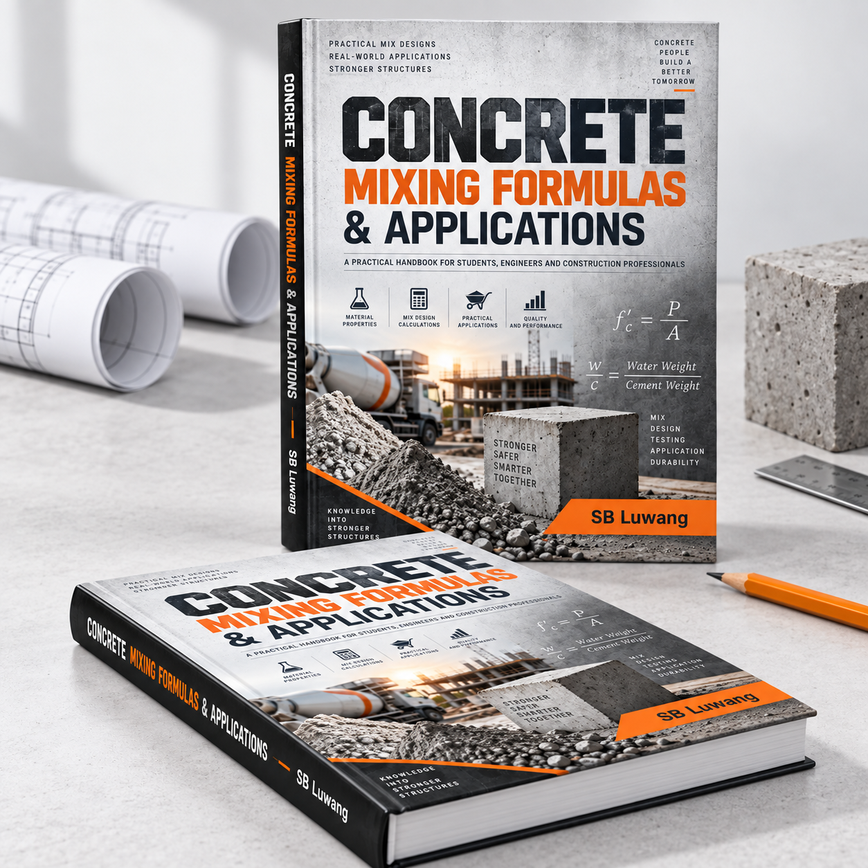Concrete Mixing Formulas & Applications: Practical Mix Design, Material Calculations, Field Batching, Strength, Admixtures & Concrete Applications - Image 2