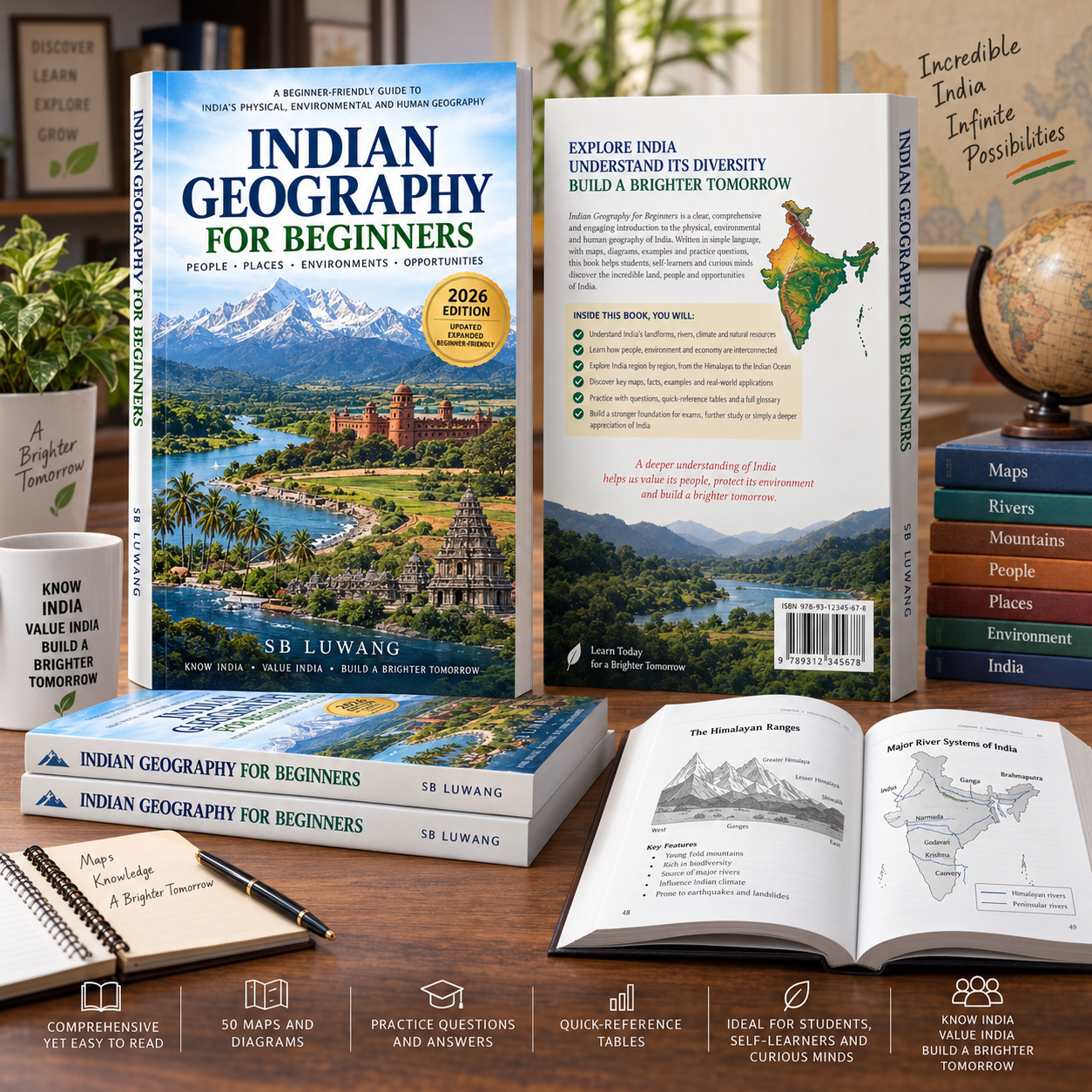 An Illustrated Beginner’s Guide to India’s Physical, Environmental and Human Geography