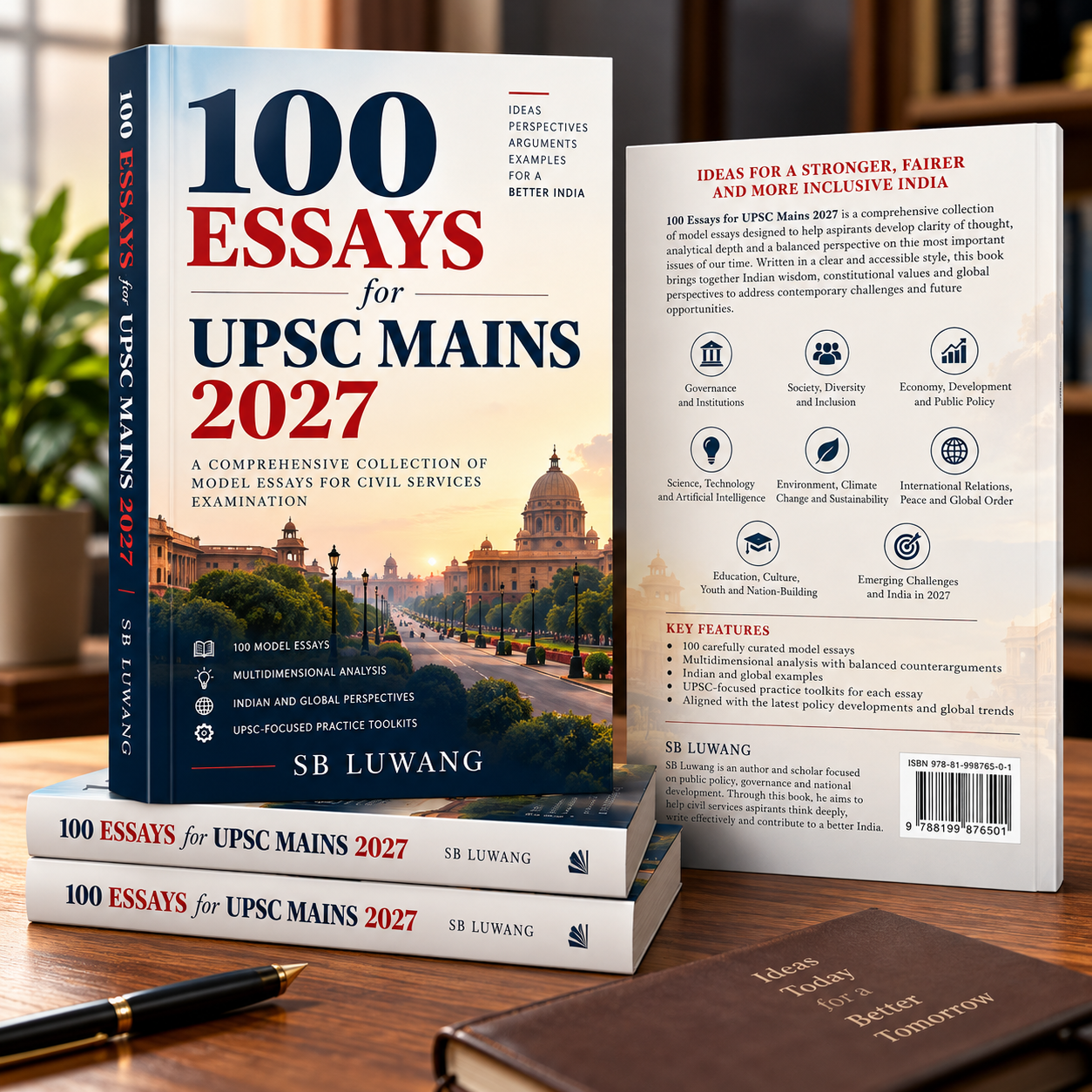 100 Essays for UPSC Mains 2027 – Model Essays, Contemporary Issues & Writing Frameworks