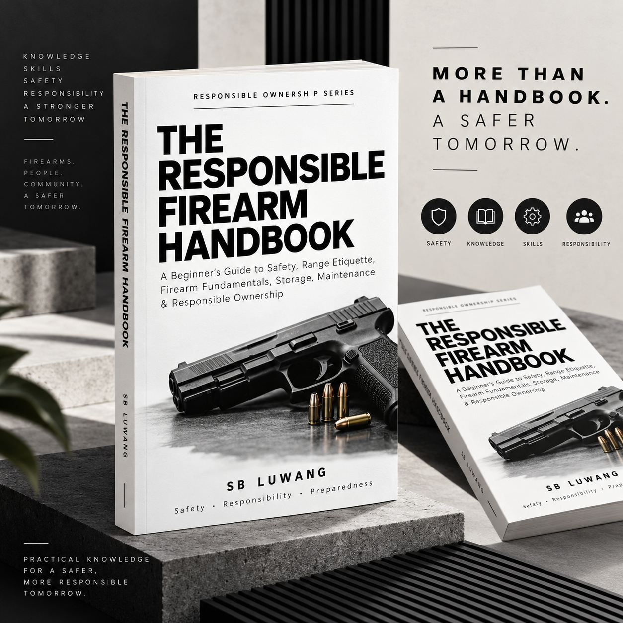 The Responsible Firearm Handbook: A Beginner’s Guide to Safety, Range Etiquette, Firearm Fundamentals, Storage, Maintenance & Responsible Ownership